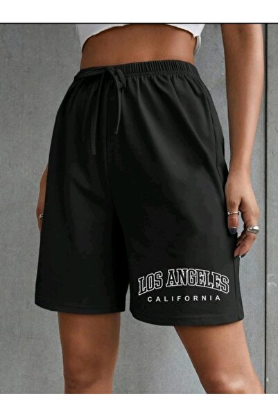 DİVİN Women's Black Detailed Shorts