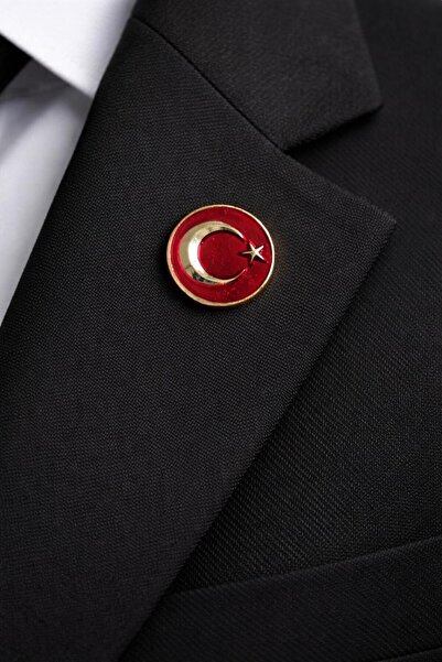 Kıvırcıkyoga Ay yıldız yeni tasarım rozet ay yıldız rozeti