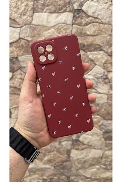 Vip Case Omix x600 Uyumlu Beyaz Fiyonk Desenli Silikon Darbe Emici Klasik Kor...