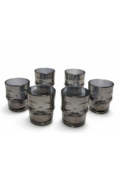 Generic Brand 6-Piece Skull Glass Shot Glass Set Alk5115