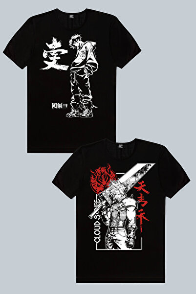 ROCKANDROLL Cool Anime, Γιγαντιαίος Ήρωας με Σπαθί, Πακέτο 2 Γυναικείων Μπλου...