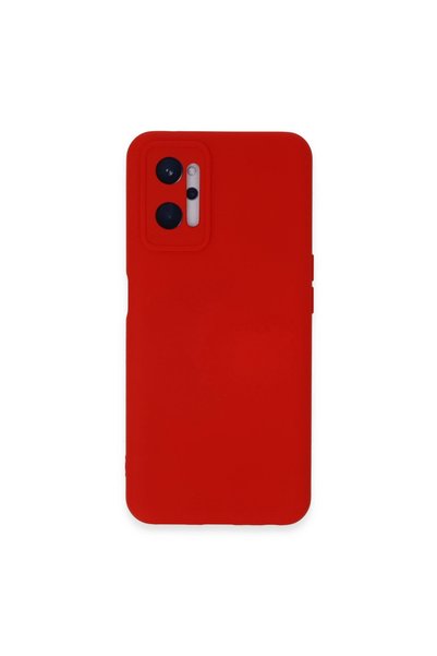 TheGencoo غطاء واق من السيليكون المخملي المخملي الداخلي لـ Realme 9i 4g - أحمر
