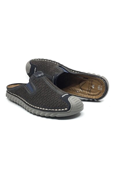 Luis Figo 100% Δερμάτινες Ορθοπεδικές Ανδρικές Καλοκαιρινές Άνετες Παντόφλες ...