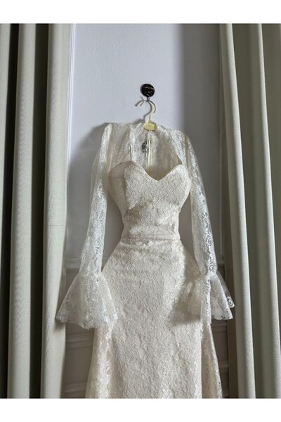 Kendallksa Charming Bridal Wedding Dress Luxury Lace