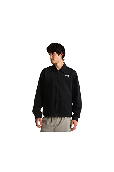 THE NORTH FACE M Twill Collared Jacket Erkek Günlük Ceket NF0A8G99JK31Siyah