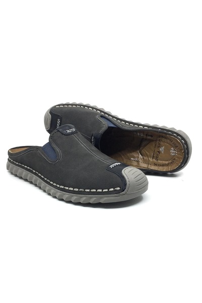 Luis Figo 100% Δερμάτινες Ορθοπεδικές Ανδρικές Καλοκαιρινές Άνετες Παντόφλες ...