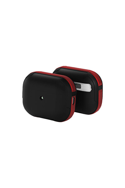 Marsilyan حافظة Airpods 3 (الجيل الثالث) Mo-a8 Armor - حمراء ILKEL-RSITDK4
