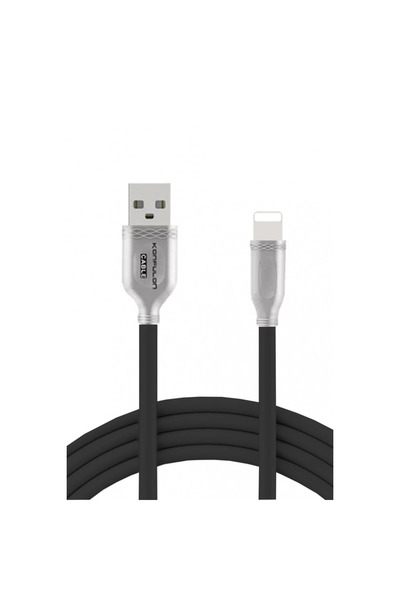 Marsilyan S48 Lightning Cable Compatible with iPhone 1m 3A - Black Ilkel-Rsitdk4