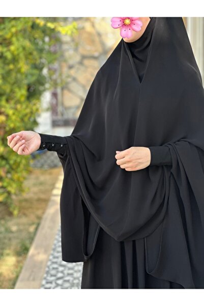 ME & HA GİYİM One-Piece Soft Crepe Bed Sheet with Needle-Punched Veil