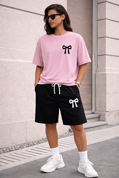 orwen life est. 2022 Συλλογή Bow Γυναικείο Σετ Σορτς Άνετη Εφαρμογή OVERSIZ Μ...