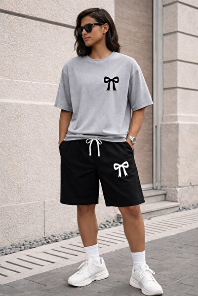 orwen life est. 2022 Συλλογή Bow Γυναικείο Σετ Σορτς Άνετη Εφαρμογή OVERSIZ Μ...