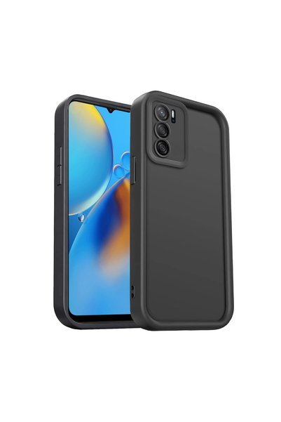TheGencoo Oppo A16 Case Viera Silicone - Black