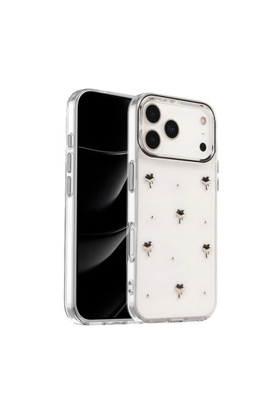 Generic Brand Apple iPhone 17 Pro Bow Patterned Cover - Pattern 1