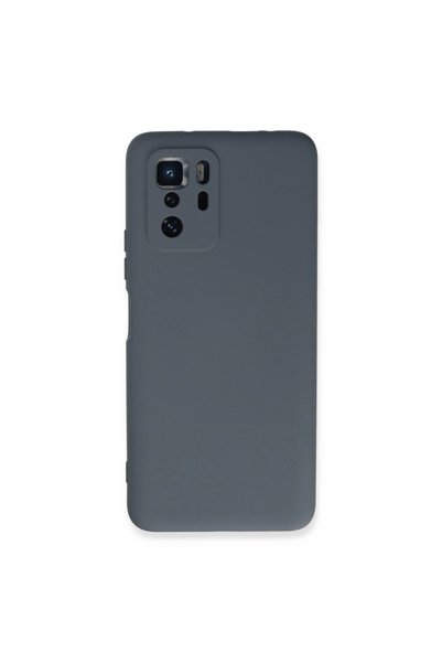 evimdeyokyok Xiaomi Poco X3 Gt Case Nano Velvet Silicone Inside - Gray