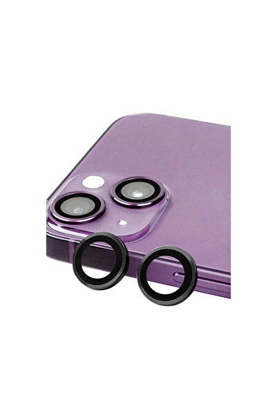 Marsilyan iPhone 13 Mini Raze Metal Camera Lens - Black Ilkel-Rsitdk4