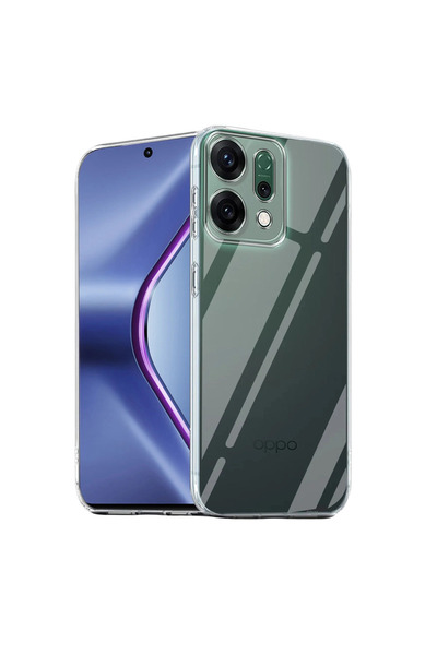 Marsilyan Oppo Reno 14 Kılıf Lüx Şeffaf Silikon - Şeffaf ILKEL-RSITDK4