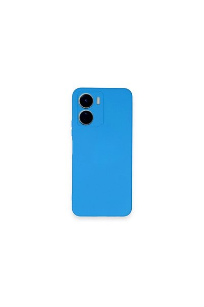 TheGencoo Vivo Y16 Case Nano Velvet Silicone Inside - Blue