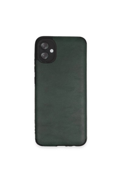 TheGencoo Samsung Galaxy A04e Case Loop Leather Silicone - Green