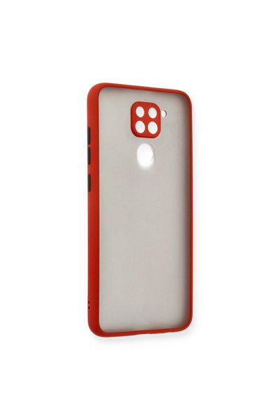 TheGencoo Xiaomi Redmi Note 9 Case Montreal Silicone Cover - Red