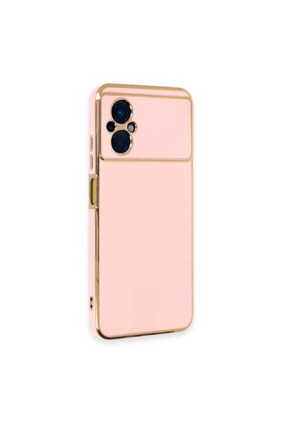 TheGencoo Xiaomi Poco M5 Case Volet Silicone - Pink