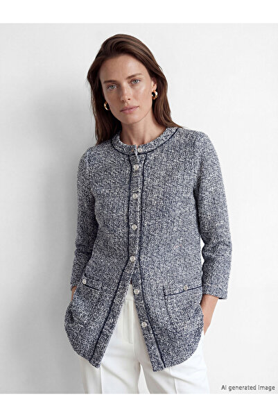 LC Waikiki Nevavm with a Difference of Opinion, Lcw Grace Navy Blue Oval Coll...