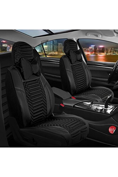 Generic Brand مجموعة غطاء مقعد السيارة الجلدية الفاخرة المتوافقة مع Opel Vect...