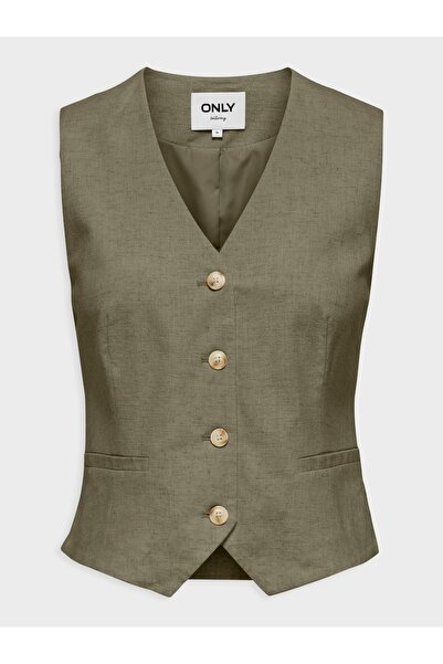 ONLY 15374221 ONLSIESTA S/L LINEN BL VEST TLR