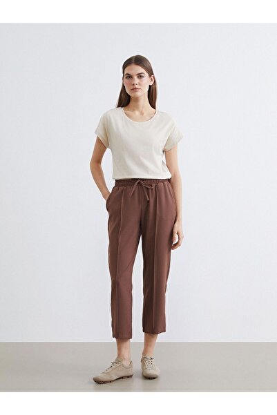 LC Waikiki Women's Trousers with Elastic Waist
