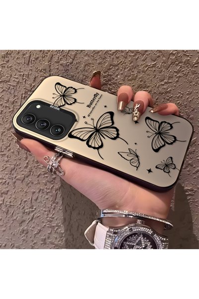 PATTERNOVA متوافق مع هاتف سامسونج جالاكسي S22، مزود بنمط فراشة نازاريك، حماية...