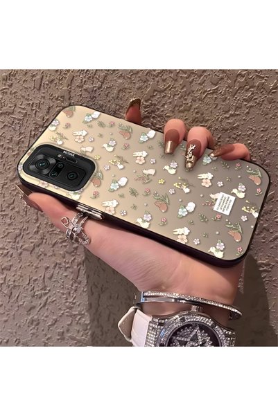PATTERNOVA حافظة Redmi Note 10 Pro متوافقة مع تصميم Simple Floral، مصنوعة من ...