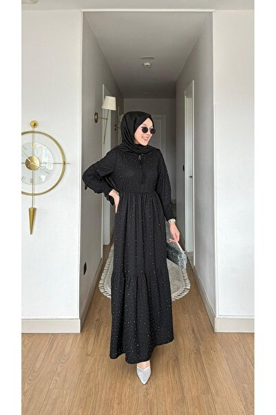 Quen Λιτό φόρεμα - Μαύρο - Basic