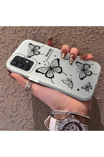 PATTERNOVA متوافق مع هاتف سامسونج جالاكسي A32 4G، نمط فراشة نازاريك، حماية كا...