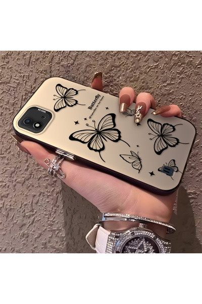 PATTERNOVA متوافق مع Realme C11 2021، نمط فراشة نازاريك، حماية كاملة، حافظة أ...