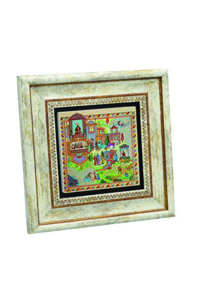 Sadrazam Εκτυπωμένος πίνακας με φυσική πέτρα με μινιατούρα του Κήπου του Παλα...