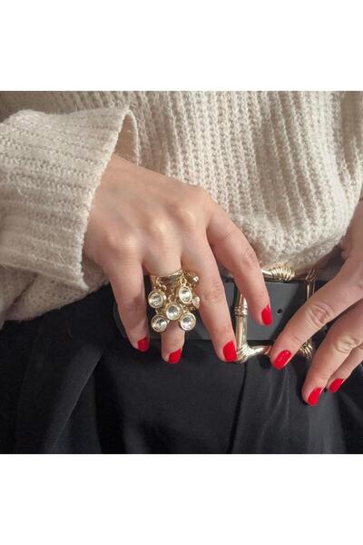 Alice İsstanbul Hanging Jewelled Ring