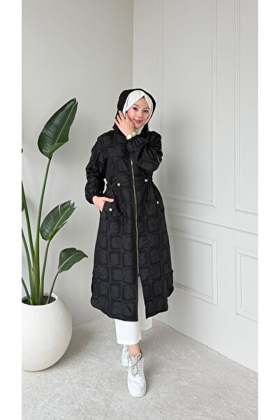 Quen Μπουφάν - Μαύρο - Μακρύ