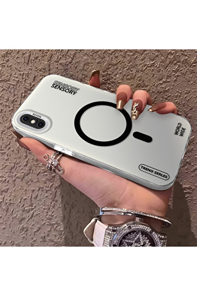 PATTERNOVA iPhone XS Max Uyumlu Yüksek Kaliteli Sade Kılıf, Silikon Darbeye D...