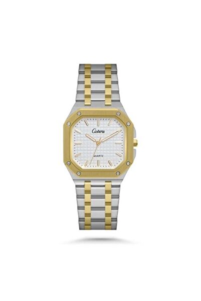 catera Men's Watch Stainless Steel Luxury Silver and Gold Color