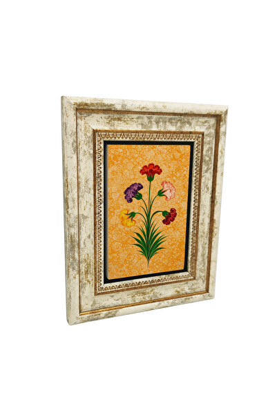 Sadrazam 5 Λουλουδένια Γαρύφαλλα Εμπριμέ Φυσική Πέτρα Ζωγραφική 20X255G-5Καρύ...