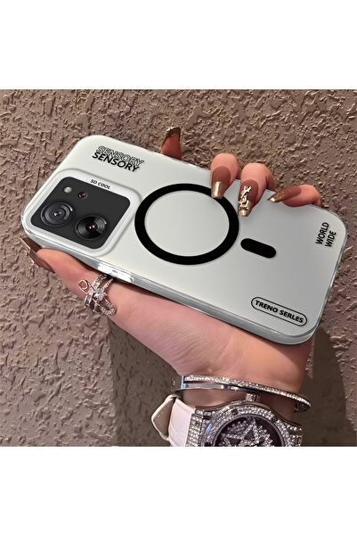 PATTERNOVA Mi 13T/Mi 13T Pro Uyumlu Yüksek Kaliteli Sade Kılıf, Silikon Darbe...