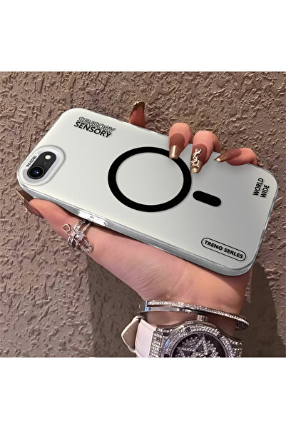 PATTERNOVA iPhone 7/8/SE 2020 2022 Uyumlu Yüksek Kaliteli Sade Kılıf, Silikon...
