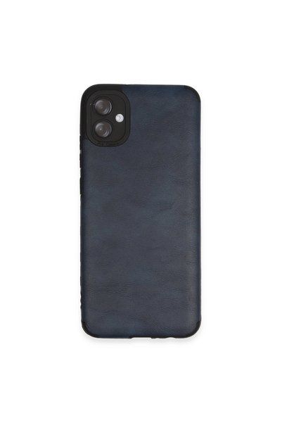 TheGencoo Samsung Galaxy A04E Case Loop Leather Silicone - Navy Blue