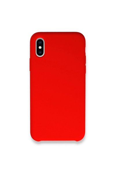 eco port حافظة Xs Max مصنوعة من السيليكون الأنيق - أحمر