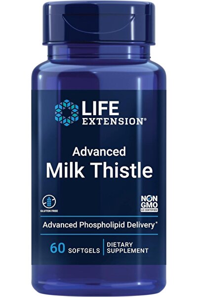 Life Extension كبسولات ناعمة من شوك الحليب الأوروبي مع فوسفوليبيد متقدم، 60 حبة