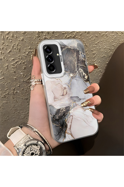 Hontinga حافظة هاتف سامسونج جالاكسي A36 5G متوافقة مع الحواف السيليكونية الصل...