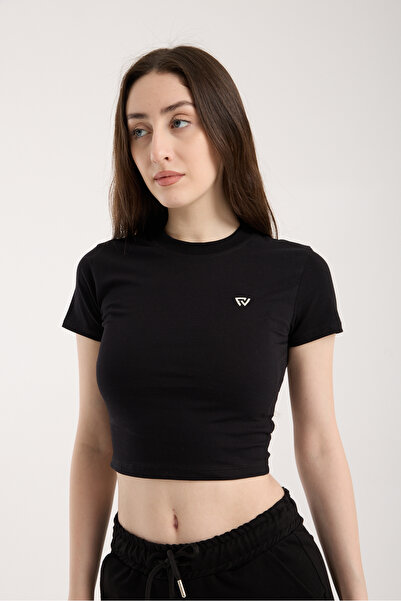 Fer Valiant Tricou crop de bază pentru femei