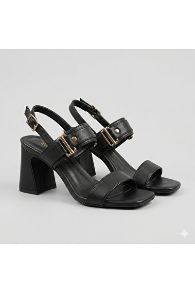 KİNDEP (İnna) Women's Heeled Sandals Black
