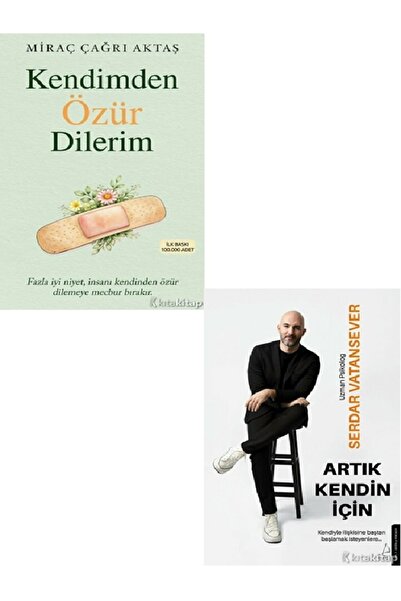 Destek Yayınları Kendimden Özür Dilerim - Artık Kendin İçin - Miraç Çağrı Akt...