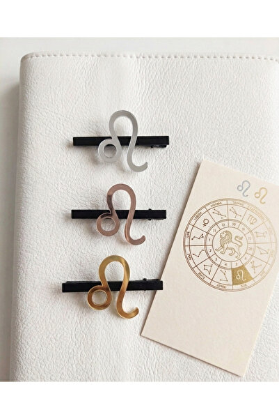 endiell since 2024 3-Piece Leo Zodiac Sign Symbol Pen Buckle, Leo Zodiac Sign