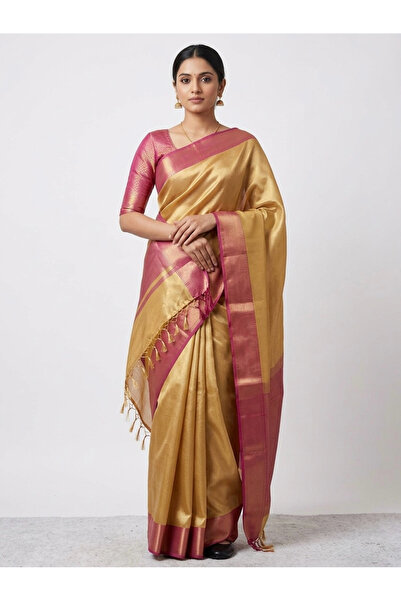 Mysha by arisha Gold Kanchivaram silk